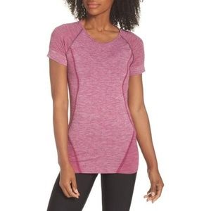 Zella Stand Out Seamless Training Tee Purple